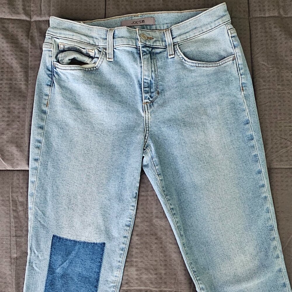 Joes Patchwork Straight Ankle Jeans Size 29 - image 8